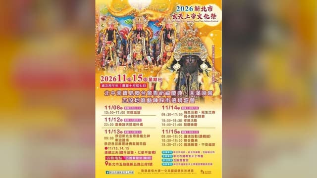 2026新北市玄天上帝文化祭